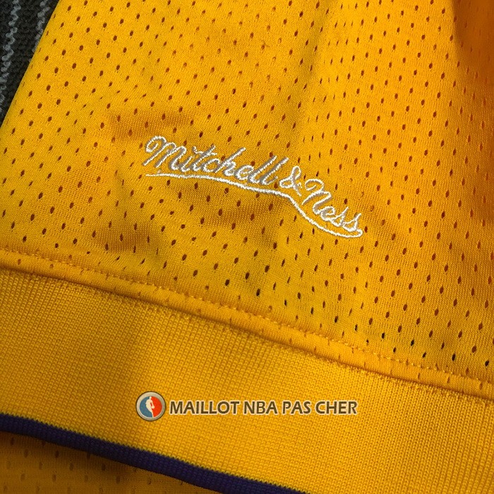Maillot Manche Courte Los Angeles Lakers Kobe Bryant NO 8 Jaune